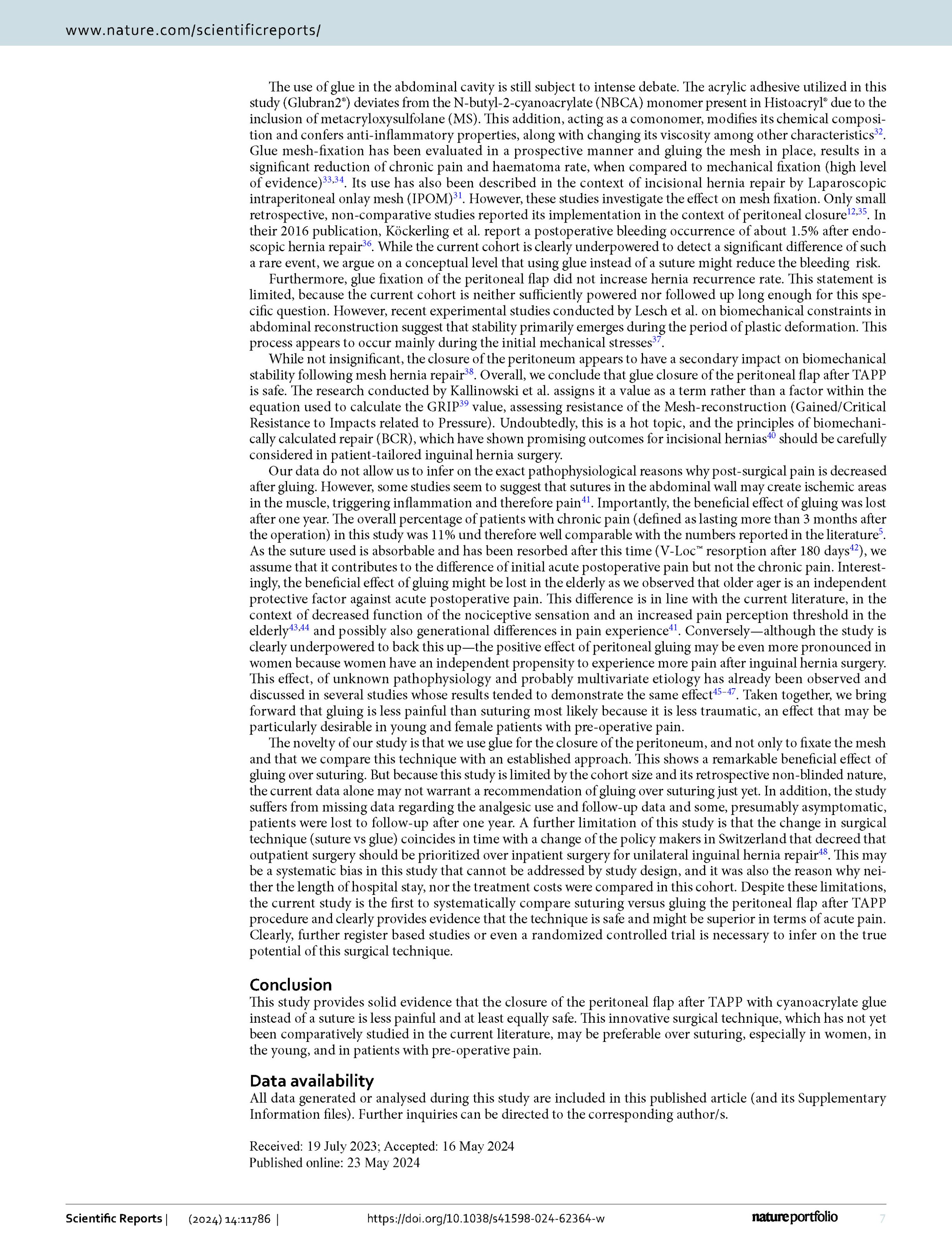 英文版-腹腔镜腹股沟疝修补术中的胶合无缝腹膜闭合术可减轻术后急性疼痛-7.jpg